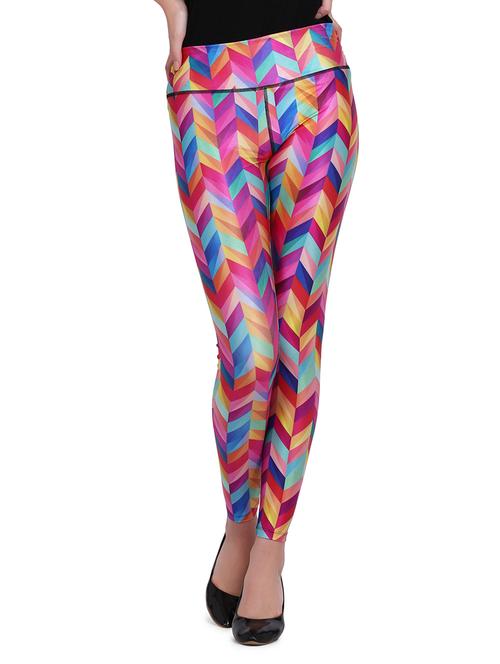 mid rise printed legging - 17672459 - Standard Image - 1