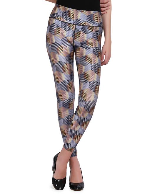 mid rise printed legging - 17672460 - Standard Image - 1