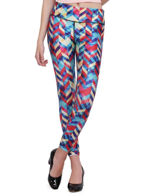 mid rise printed legging - 17672462 - Standard Image - 1