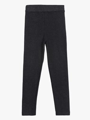 black cotton blend legging - 17672598 - Standard Image - 2