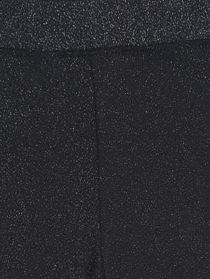 black cotton blend legging - 17672598 - Standard Image - 3