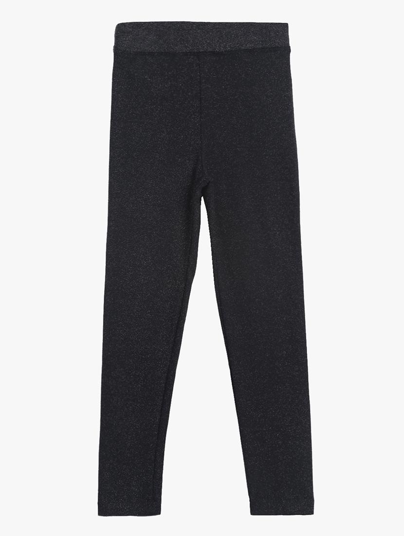 black cotton blend legging - 17672598 - Zoom Image - 2