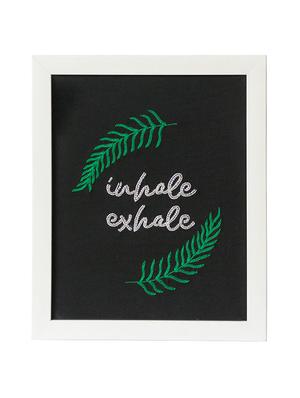 inhale and exhale wall frame - 17672650 - Standard Image - 3