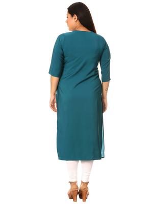 multi colored crepe combos kurta - 17672977 - Standard Image - 7