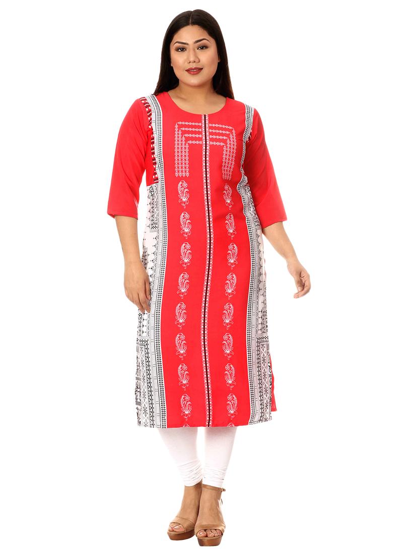 multi colored crepe combos kurta - 17672977 - Zoom Image - 2