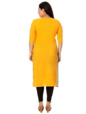 multi colored crepe combos kurta - 17672990 - Standard Image - 4