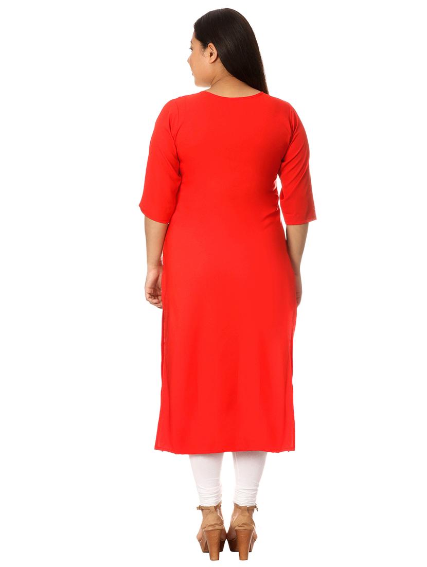 multi colored crepe combos kurta - 17673003 - Zoom Image - 4