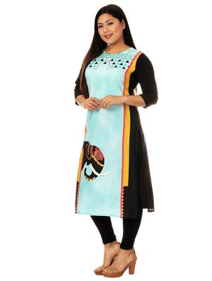 multi colored crepe combos kurta - 17673045 - Standard Image - 6