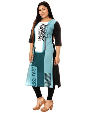 multi colored crepe combos kurta - 17673049 - Standard Image - 6