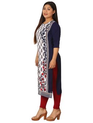 multi colored crepe combos kurta - 17673091 - Standard Image - 3