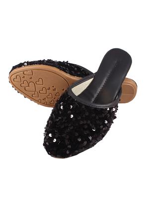 black slip on mojari - 17673134 - Standard Image - 4