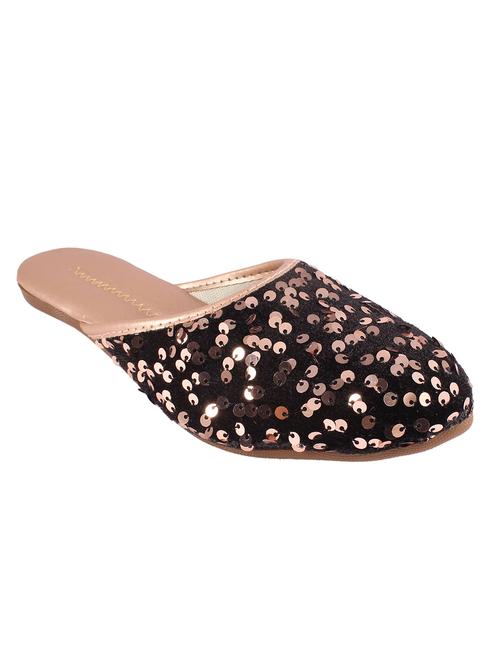 brown slip on jutis - 17673135 - Standard Image - 1