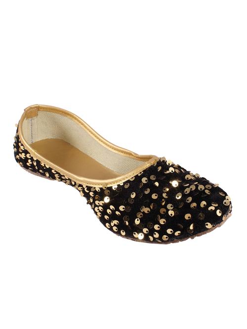 gold slip on jutis - 17673141 - Standard Image - 1