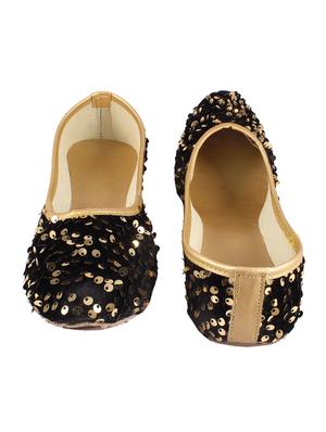 gold slip on jutis - 17673141 - Standard Image - 3