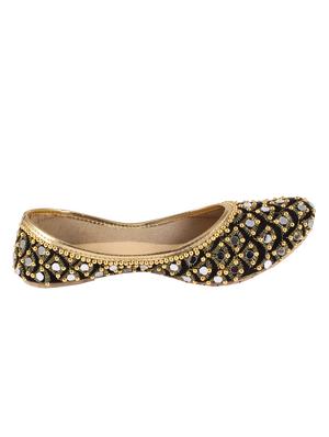 gold slip on jutis - 17673147 - Standard Image - 2