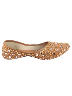 brown slip on jutis - 17673156 - Standard Image - 2
