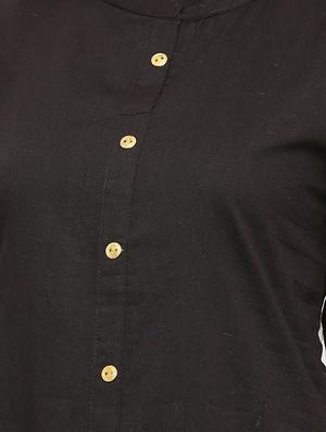 solid straight kurta - 17673197 - Standard Image - 4