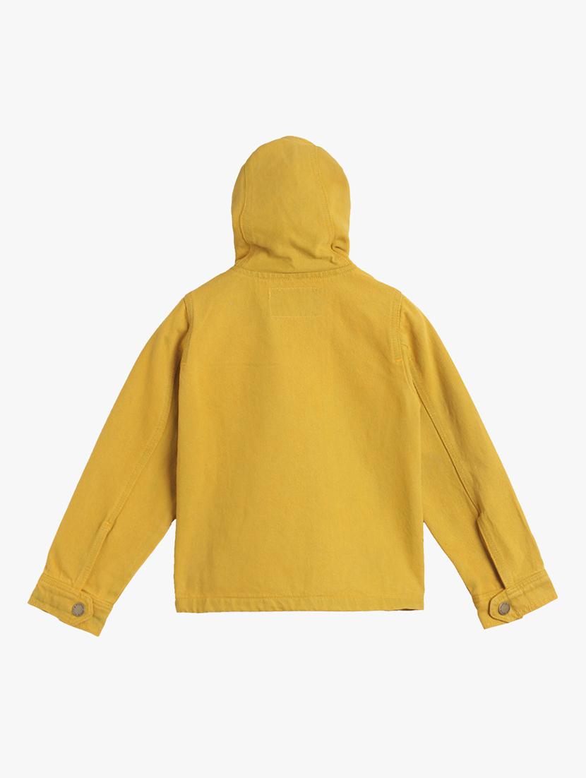yellow cotton regular jackets & coat - 17673224 - Zoom Image - 2