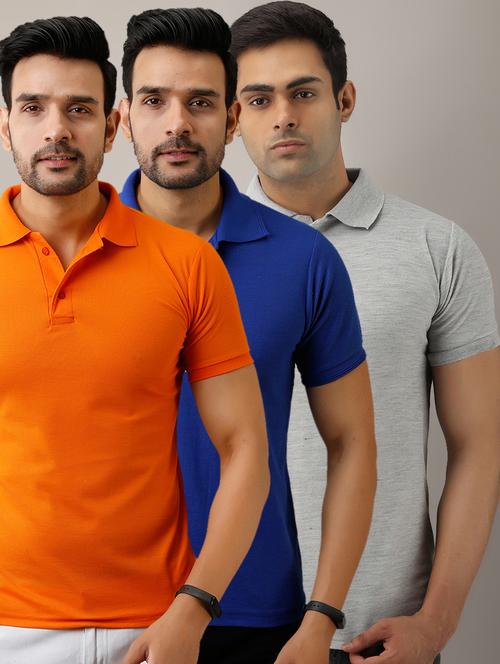 multi colored solid combos t-shirt - 17673227 - Very Small Image - 1