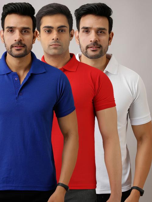 multi colored solid combos t-shirt - 17673231 - Very Small Image - 1