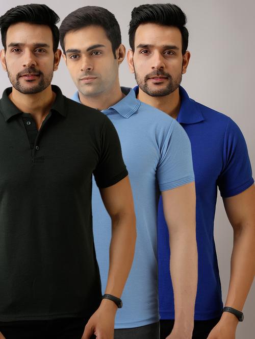 set of 3 multi colored combos t-shirt - 17673239 - Standard Image - 1