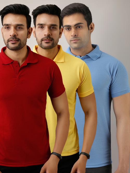 set of 3 multi colored combos t-shirt - 17673241 - Very Small Image - 1