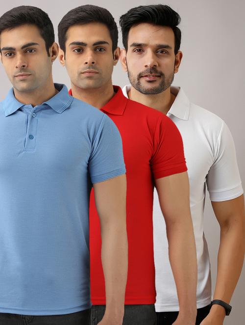 set of 3 multi colored combos t-shirt - 17673261 - Very Small Image - 1