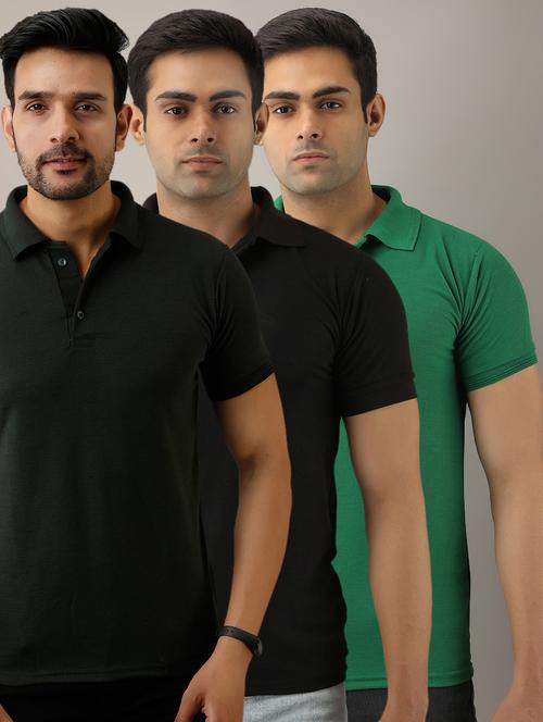 set of 3 multi colored combos t-shirt - 17673263 - Standard Image - 1