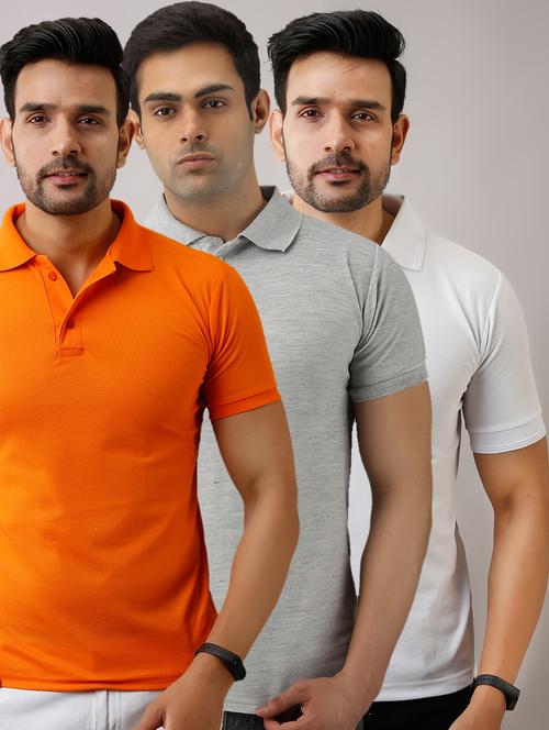 multi colored solid combos t-shirt - 17673332 - Very Small Image - 1