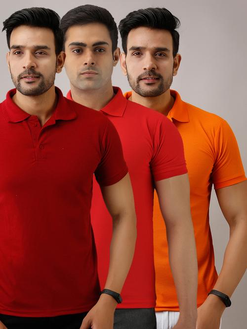set of 3 solid combo t-shirts - 17673361 - Standard Image - 1