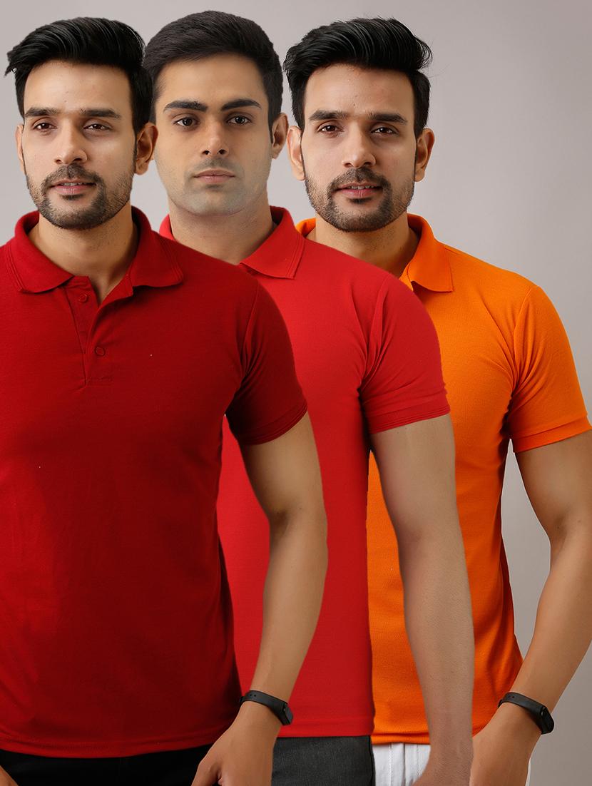 set of 3 solid combo t-shirts - 17673361 - Zoom Image - 1