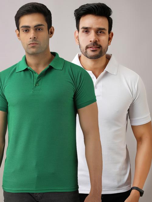 set of 2 solid combo t-shirts - 17673379 - Very Small Image - 1
