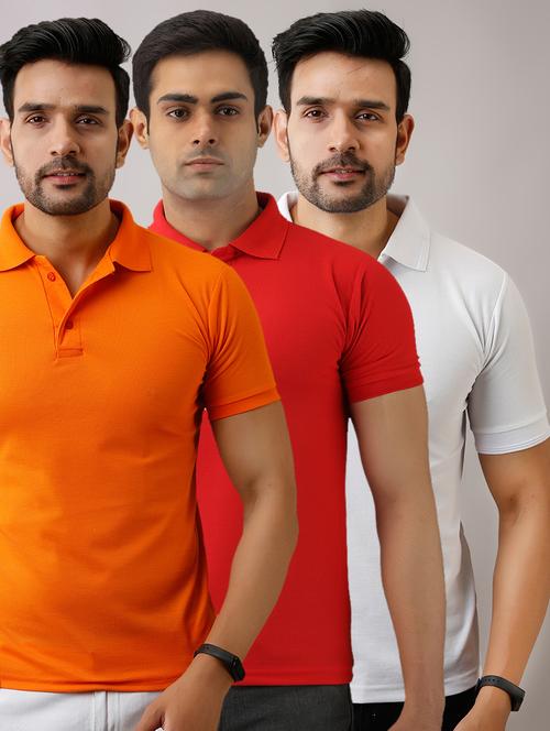 set of 3 solid combo t-shirts - 17673397 - Very Small Image - 1