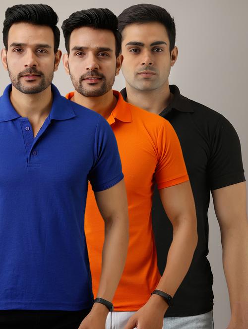 set of 3 solid combo t-shirts - 17673408 - Standard Image - 1