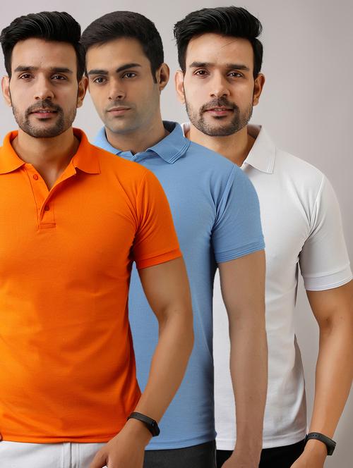 set of 3 solid combo t-shirts - 17673413 - Very Small Image - 1