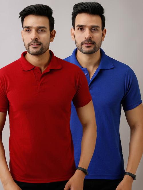 multi colored solid combos t-shirt - 17673419 - Very Small Image - 1
