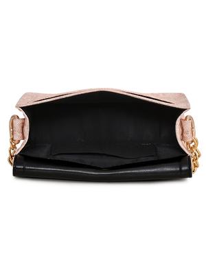 pink leatherette (pu) regular sling bag - 17673458 - Standard Image - 3