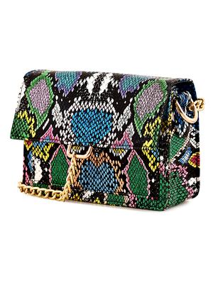multi colored leatherette (pu) regular sling bag - 17674293 - Standard Image - 4