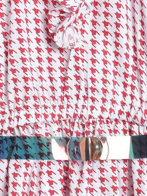 red cotton frock - 17674391 - Standard Image - 3