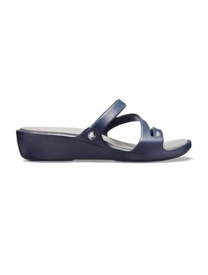 blue slip on wedge - 17674891 - Standard Image - 2