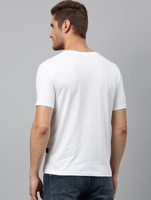 white chest printed t-shirt - 17675309 - Standard Image - 3