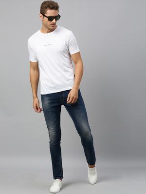 white chest printed t-shirt - 17675309 - Standard Image - 4