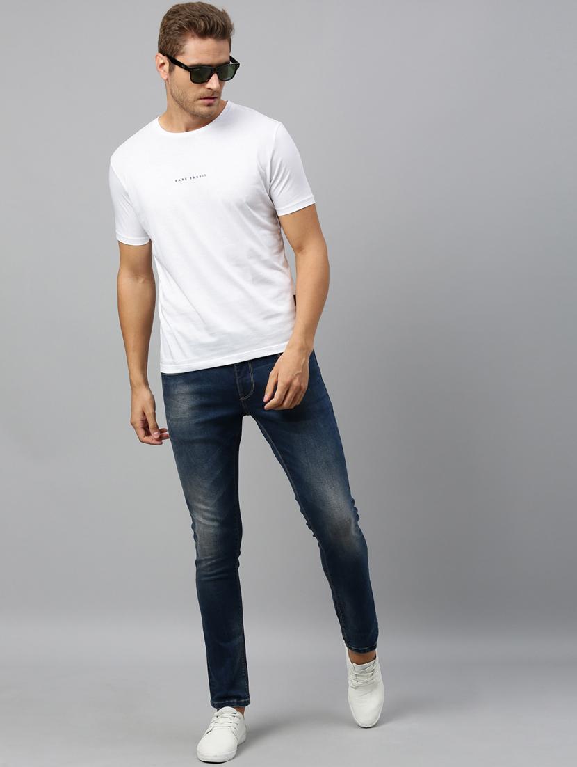 white chest printed t-shirt - 17675309 - Zoom Image - 4