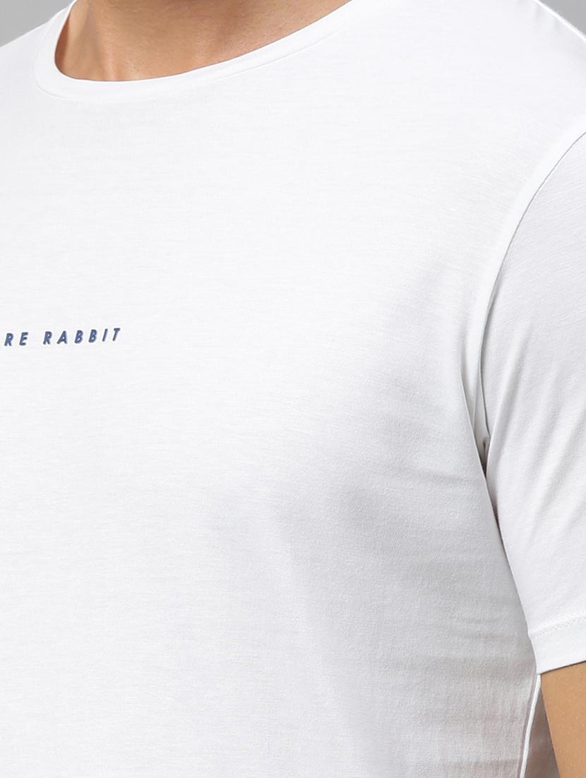white chest printed t-shirt - 17675309 - Zoom Image - 5