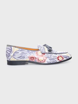 multi colored leather slip on loafers - 17675499 - Standard Image - 2