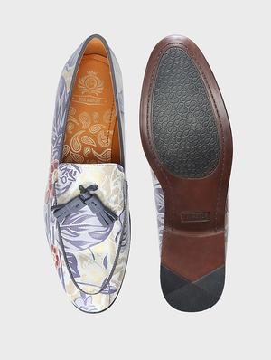 multi colored leather slip on loafers - 17675499 - Standard Image - 4