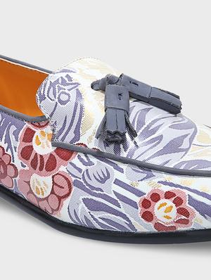 multi colored leather slip on loafers - 17675499 - Standard Image - 5
