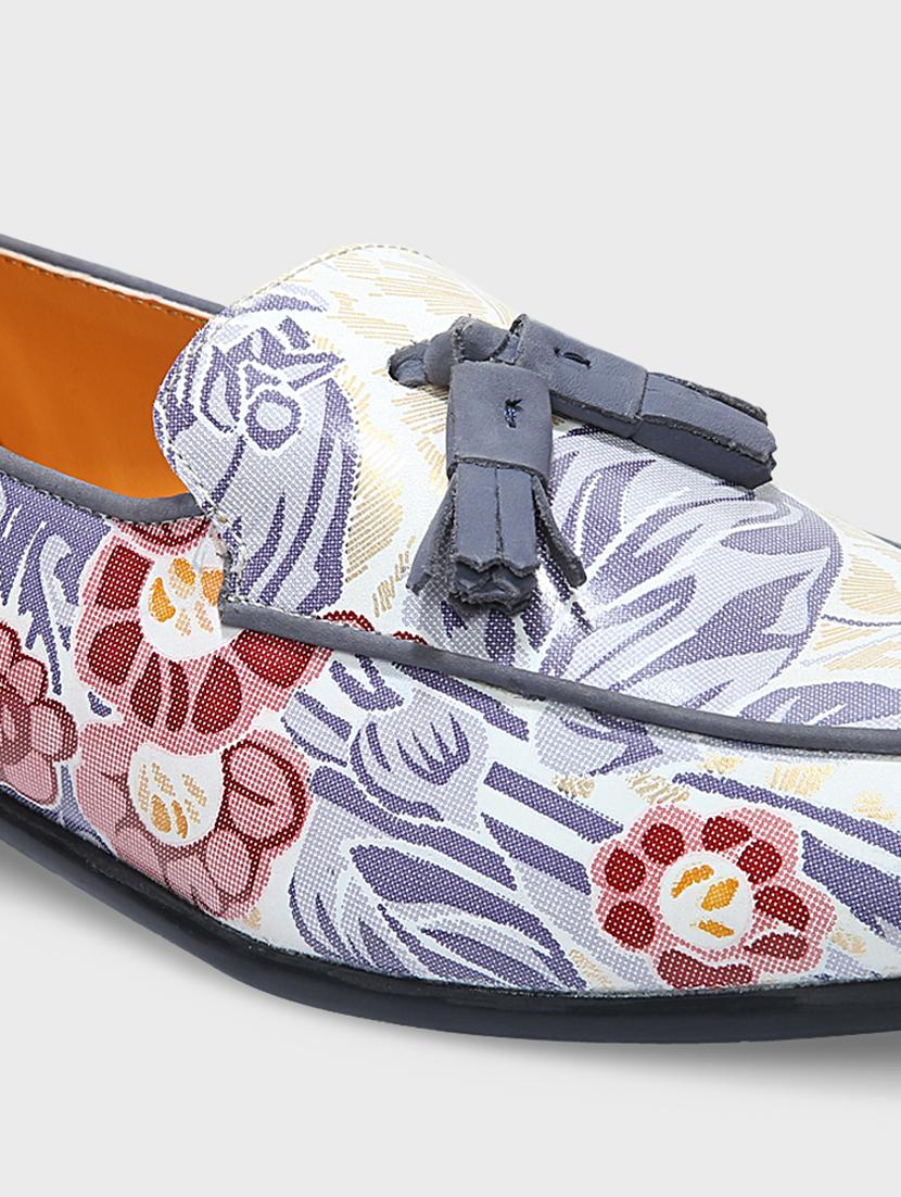 multi colored leather slip on loafers - 17675499 - Zoom Image - 5