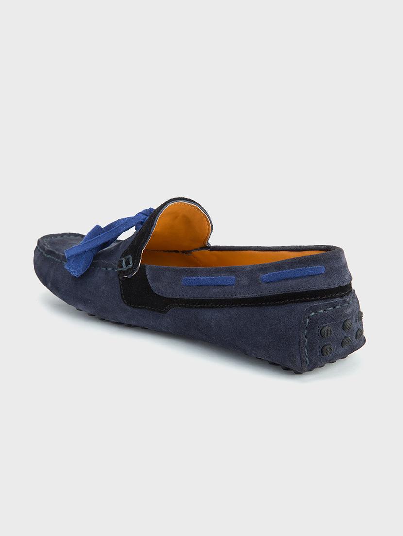 blue colored slip on loafer - 17675511 - Zoom Image - 4