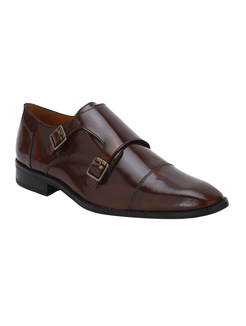 tan leather slip on loafers - 17675519 - Zoom Image - 1
